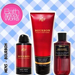 BATH & BODY Works - MENS 3pc Bourbon